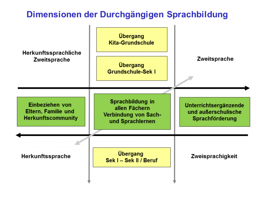 Lehrer lernt mit Schuelern